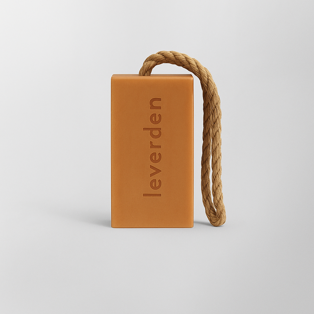 Bushman Candle Myrrh Protection Bar soap on a rope